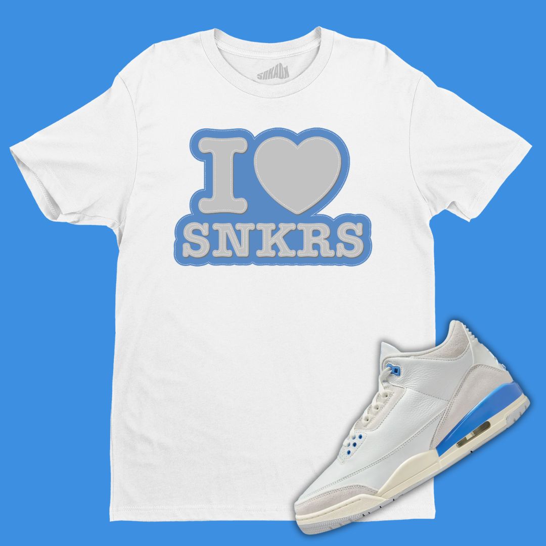 OrgShops Shirt I Love Sneakers Air Jordan Pantone on