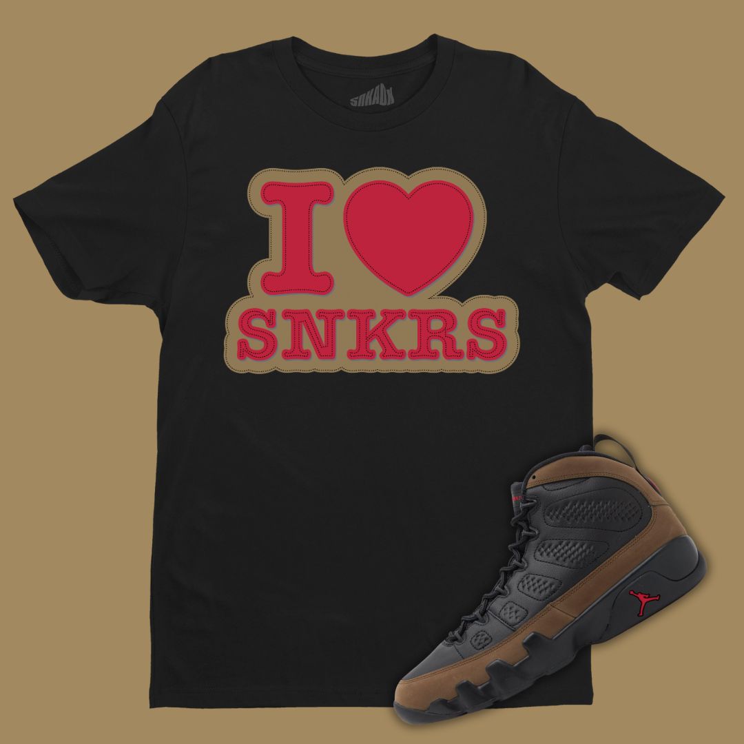 Olive 9s Jordan 9s Outfit Fresh Pair Black Tee FledermausShops Air
