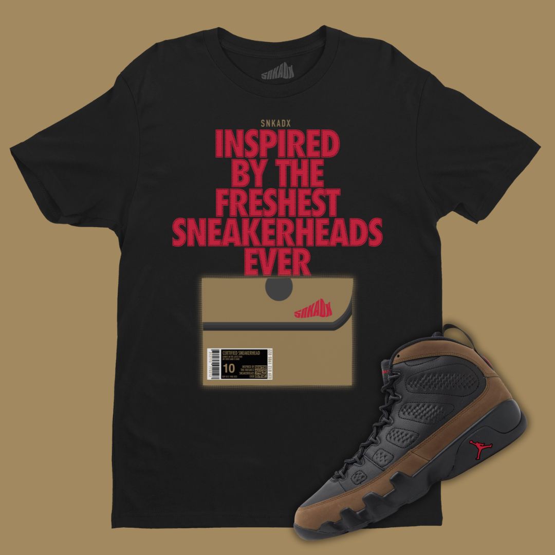Jordan Olive Matching T Shirt Shoe Box Black Tee - Main Image