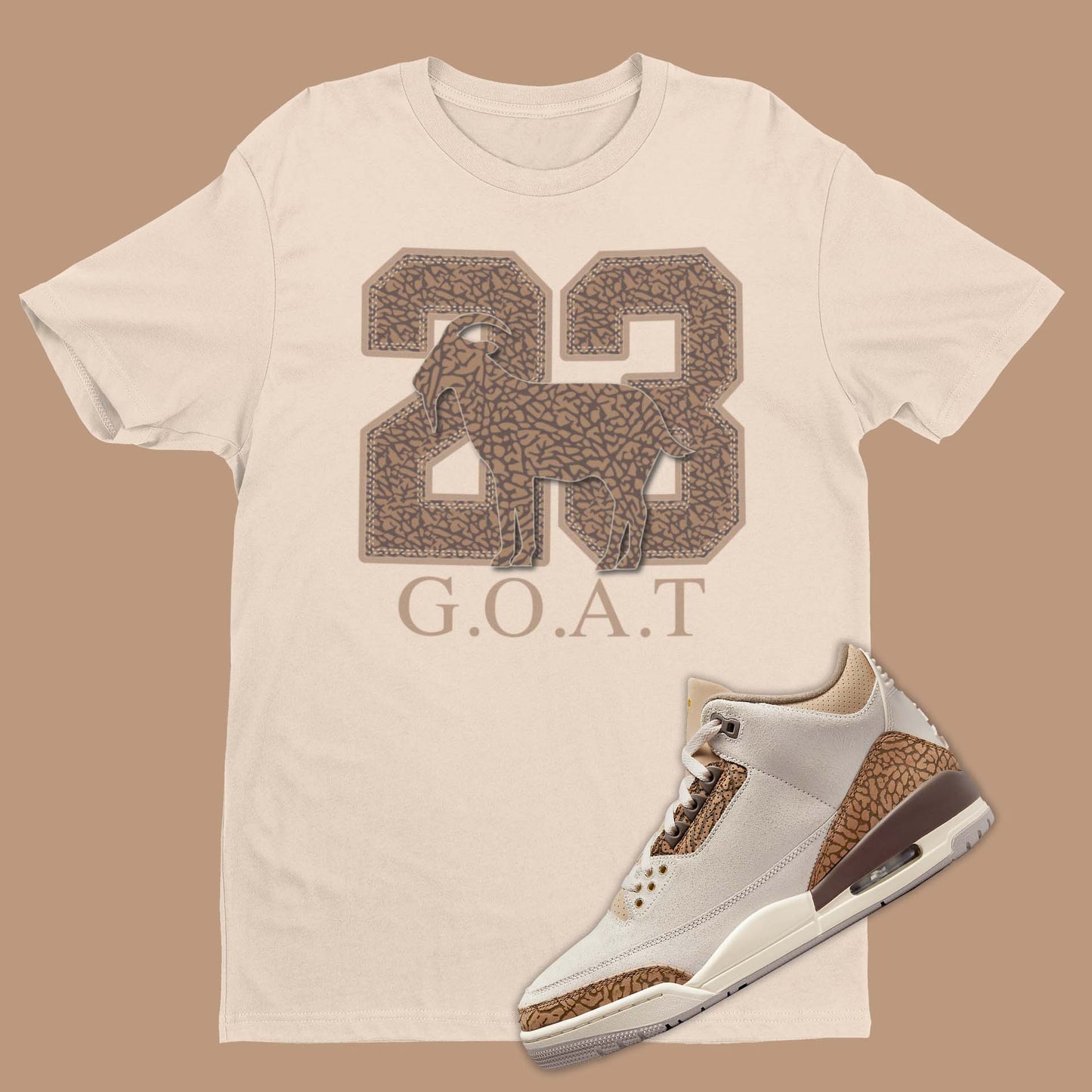 Air Jordan 3 Palomino Matching T-Shirt from SNKADX