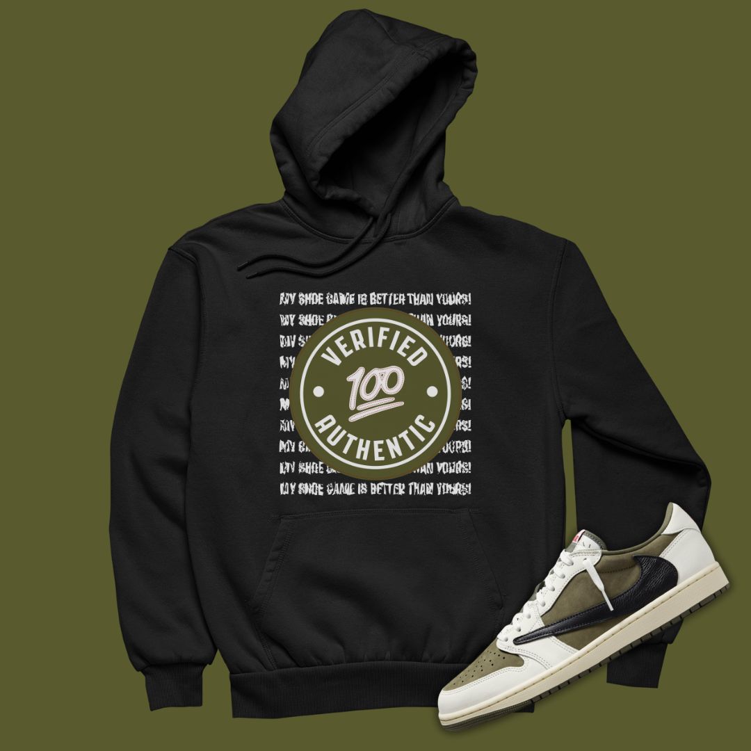 FledermausShops Solefly Jordan Authentic Black Hoodie