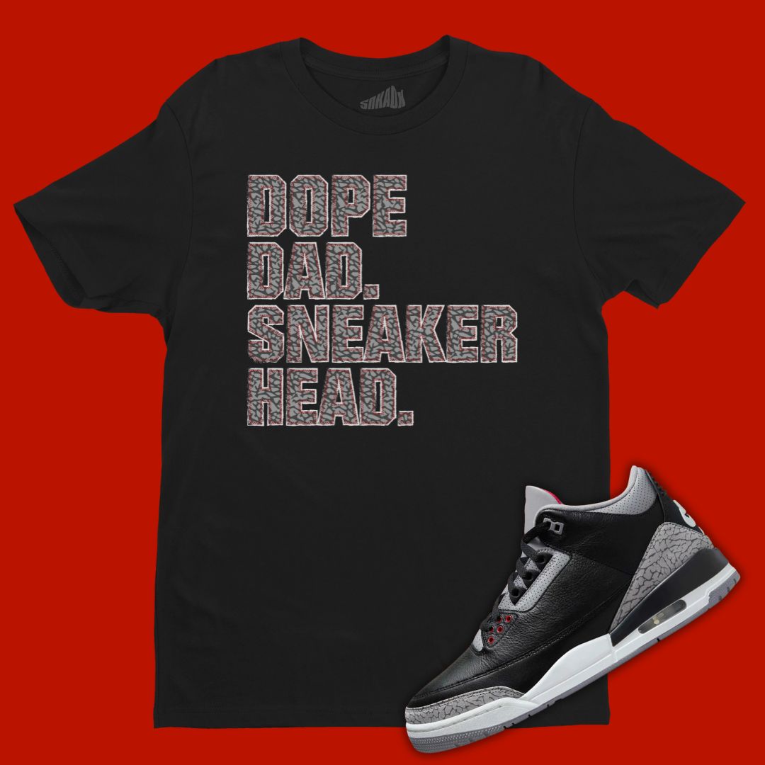 Shirt Matching Air Jordan Black Cement by BrlShops nike jordan