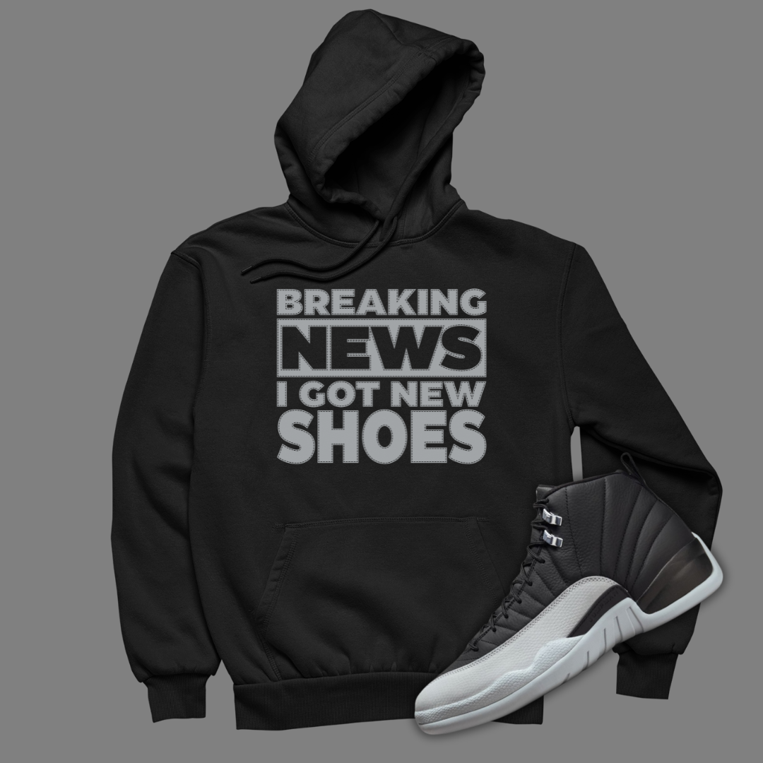 Jordan 12 Barons air jordan 7 gs topaz mist 442960 104 release date FledermausShops Breaking News I Got New Shoes Black Hoodie