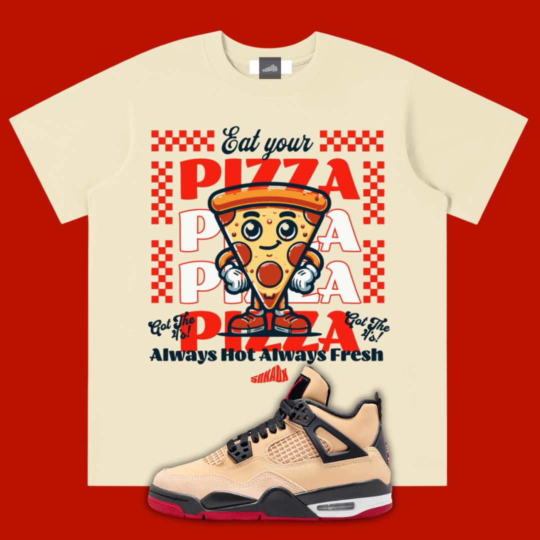 Fresh Pizza Kid's T-Shirt Matching Jordan 4 Pizza