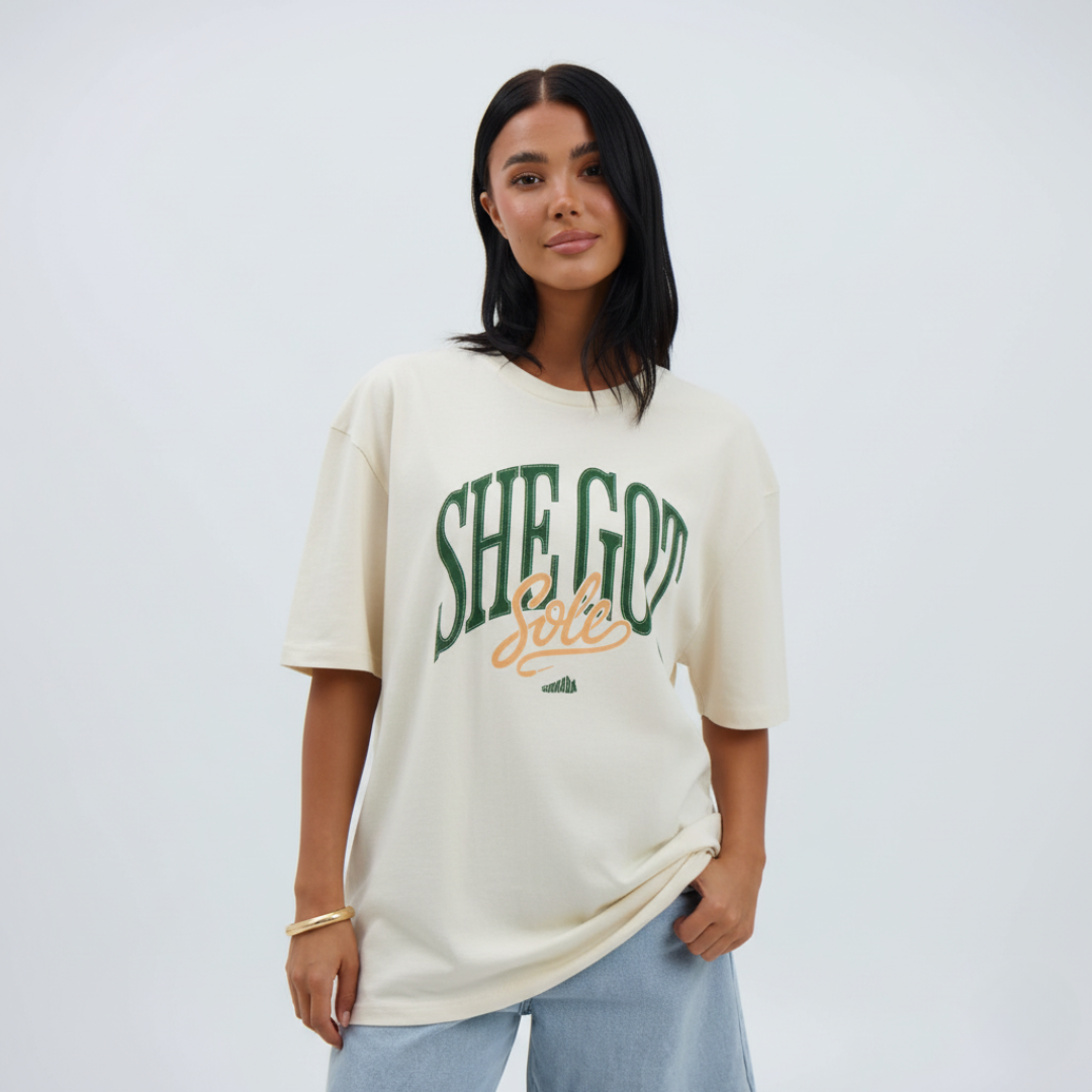 She Got Sole Heavyweight Quick-Dry Cooling T-Shirt Matching Air Jordan 1 High OG Fir Pro Green