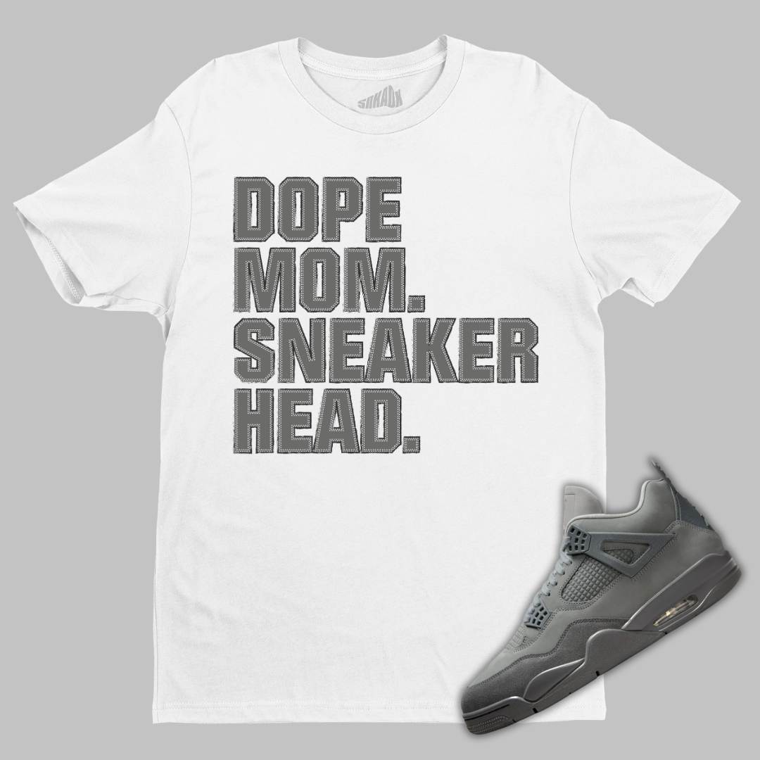Dope Mom Sneakerhead Tee Matching | Air jordan der 4 Wet Dope Mom Sneakerhead Tee Matching | Air jordan der 4 Wet