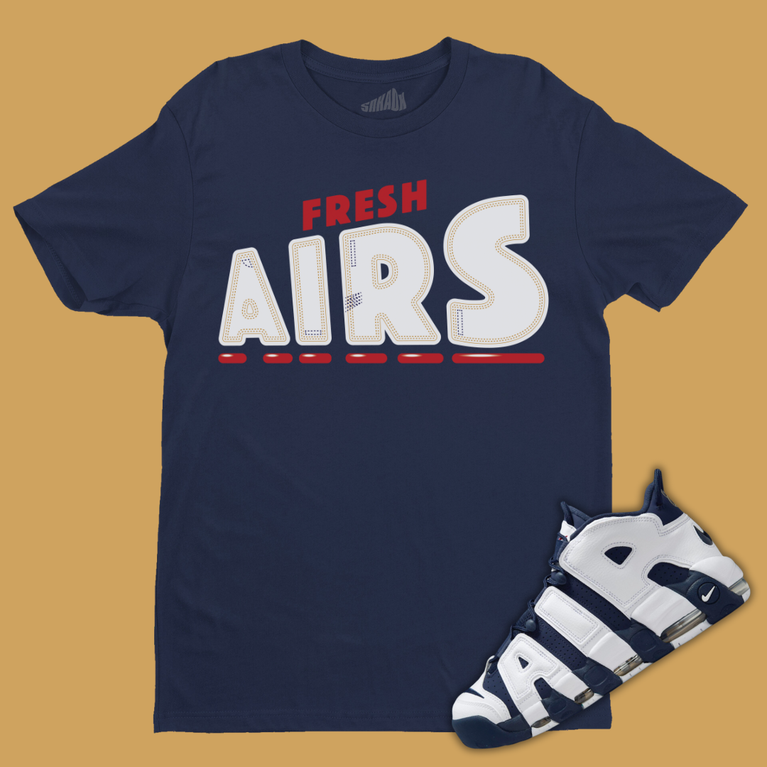 Fresh Airs Tee Matching Crop Sleeveless Printed Hooded T Shirt Air More Uptempo 96 Olympic ParallaxShops
