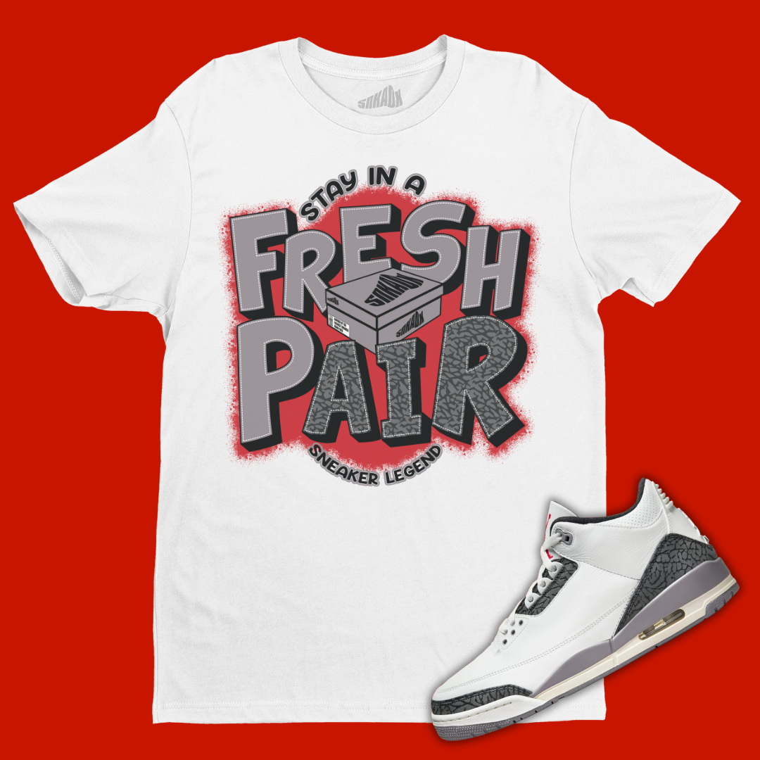 Air Jordan Jordan Retro T Shirt Fresh Pair T-Shirt Matching Jordan