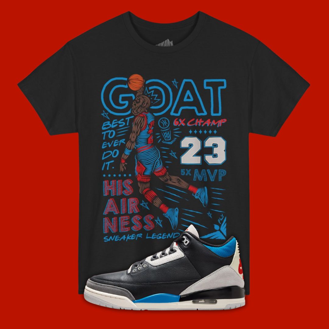 Air Jordan Retro Red Jordan Shirt Air Jordan III (3) “Red Cement