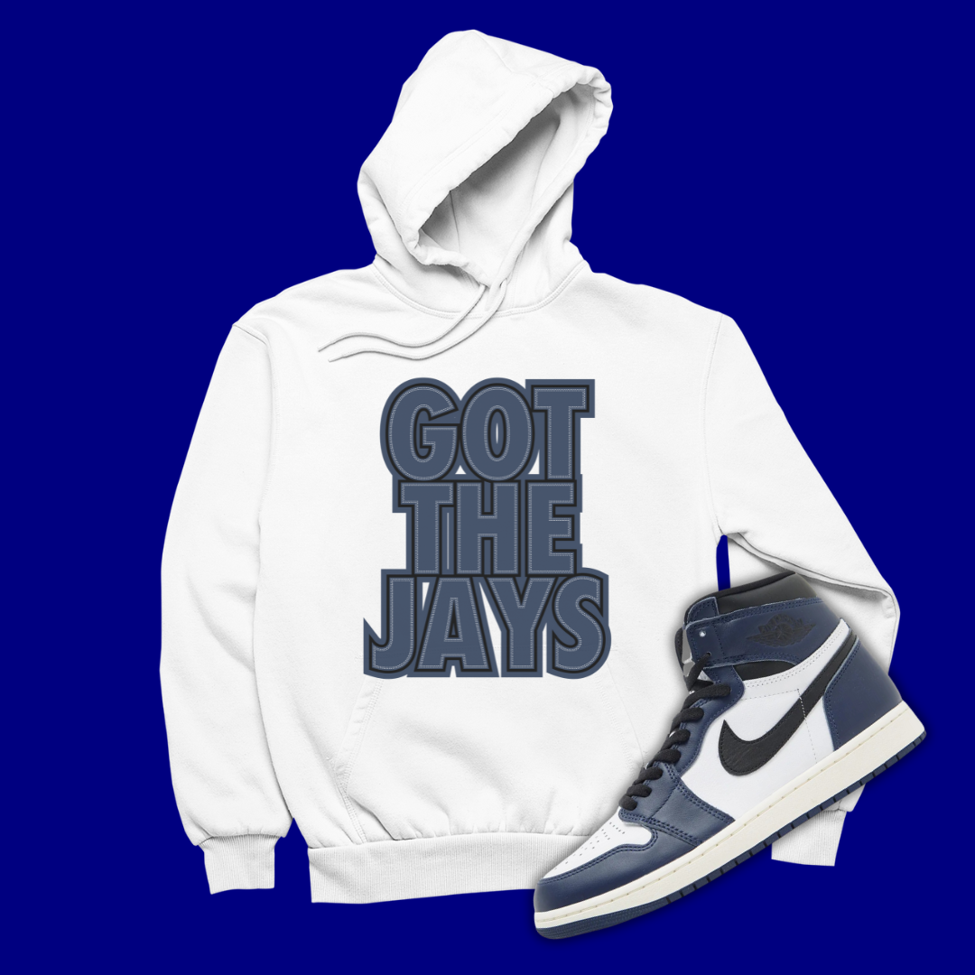 BrlShops Got The Jays White Hoodie limited jordan 1 High OG Midnight Navy Nike limited jordan Retro 1 High Og Shadow Ds Nib Sz 7 13 100 Authentic