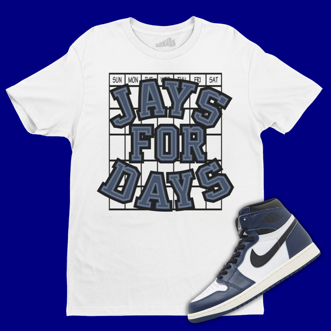 Women s Air Jordan 1 Acclimate Jays For Days White Tee AcmShops nike w air jordan 1 ret low slip white