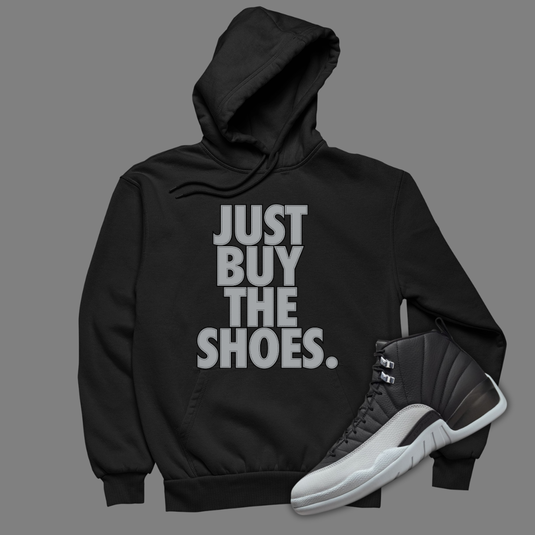 Just Buy The Shoes Black Hoodie Matching air jordan RETRO 6 slam dunk varsity red varsity red white jordan RETRO 1 Retro Satin Banned AcmShops