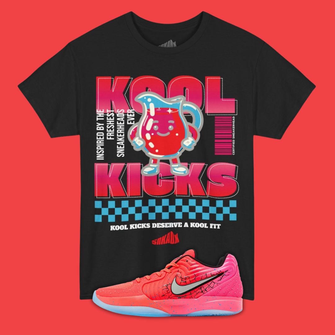 Kool Kicks T-Shirt Matching Ja 2 Kool Aid Tropical Punch - Black