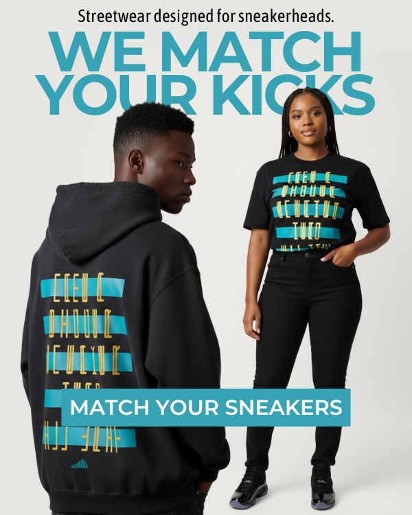 man and woman in shirt and hoodie to match jordan 11 gamma blue