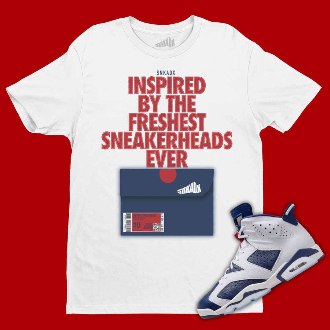 DysongroupShops Shoe Box Tee khalifaing Air jordan retro 6 unc white carolina blue Jordan 6 Olympic