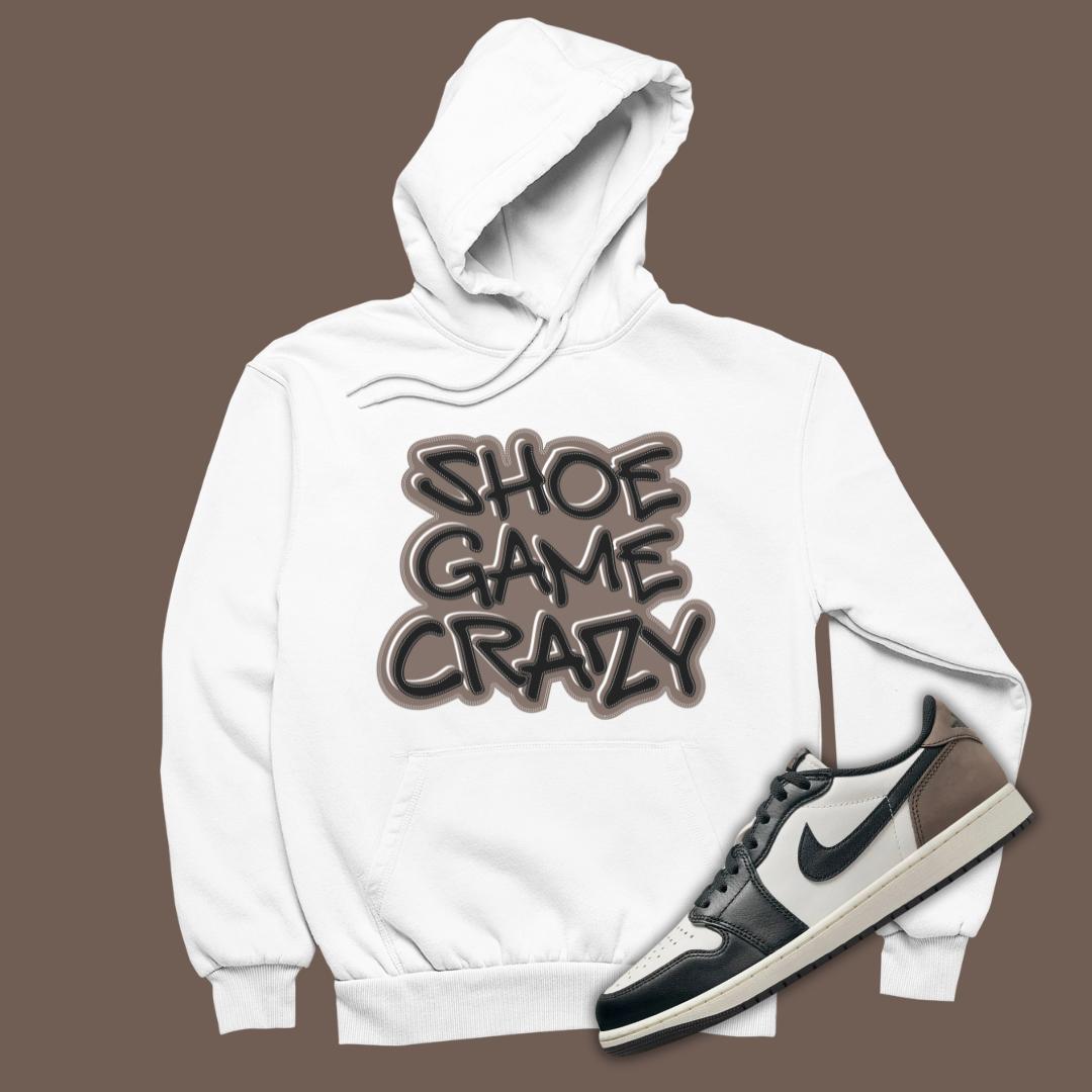 Shoe Game Crazy White Hoodie Matching Jordan 1 Low OG Mocha AspennigeriaShops air jordan 1 low hemp white sneaker