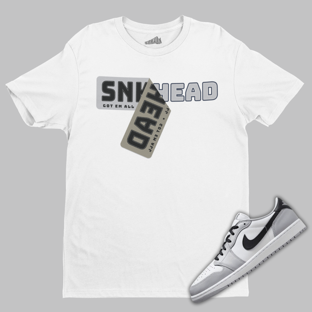 Sneakerhead Sticker Tee Matching Air jordan high 1 Low OG Barons Travis Scott Air jordan high 1 Low Black Phantom Shirts RokytniceShops