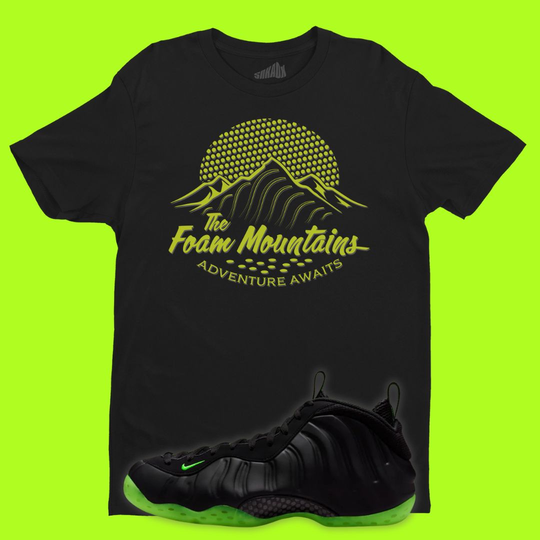 Tee Shirt Foamposite Volt Shirt Foam Mountains T Crew Neck