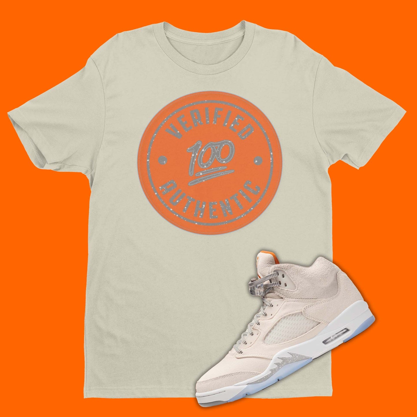 Verified Authentic Air Jordan 5 SE Craft Light Orewood Brown Matching T-Shirt