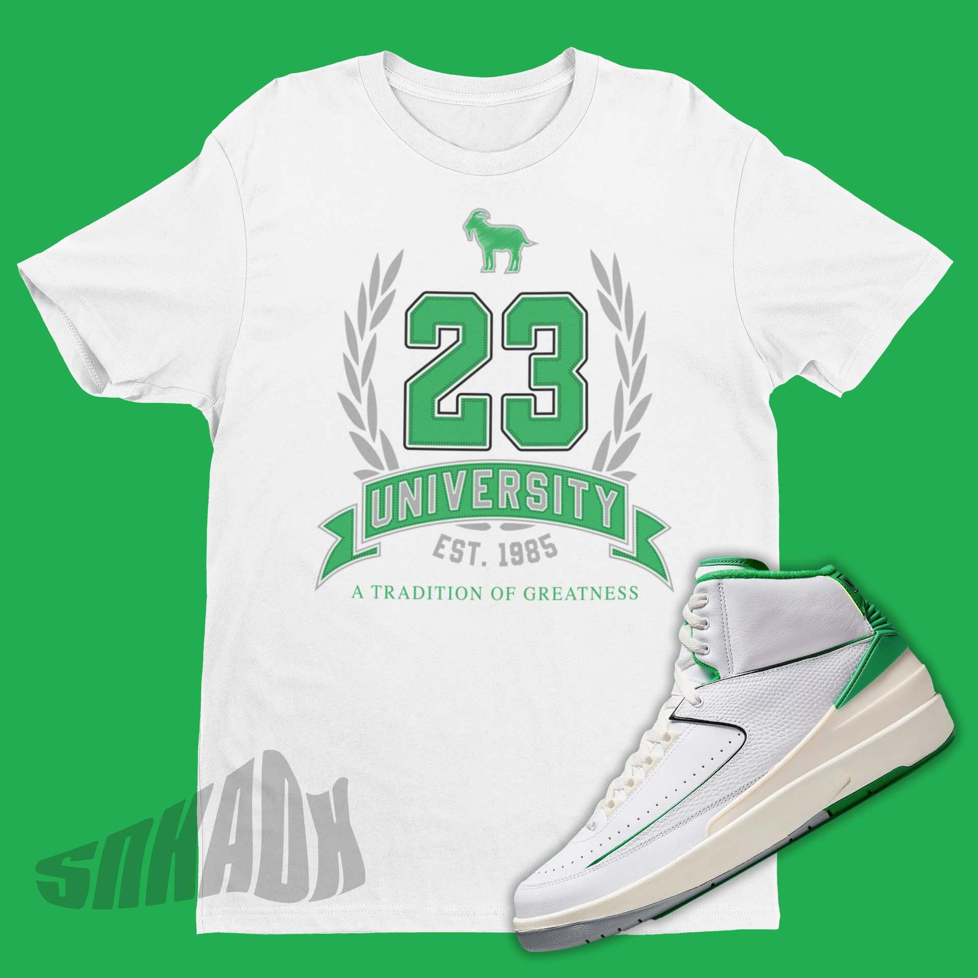 Icse2014Shops University Shirt for Air Jordan Lucky Green