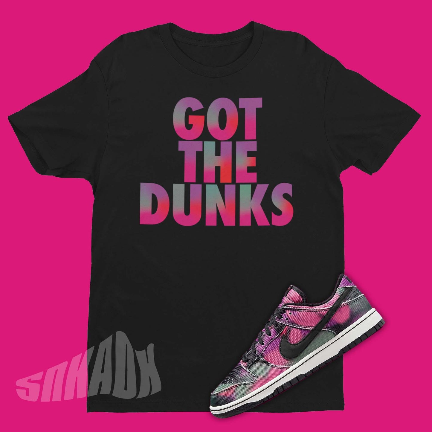 Got The Dunks Shirt In Black To Match Nike Dunk Low Graffiti