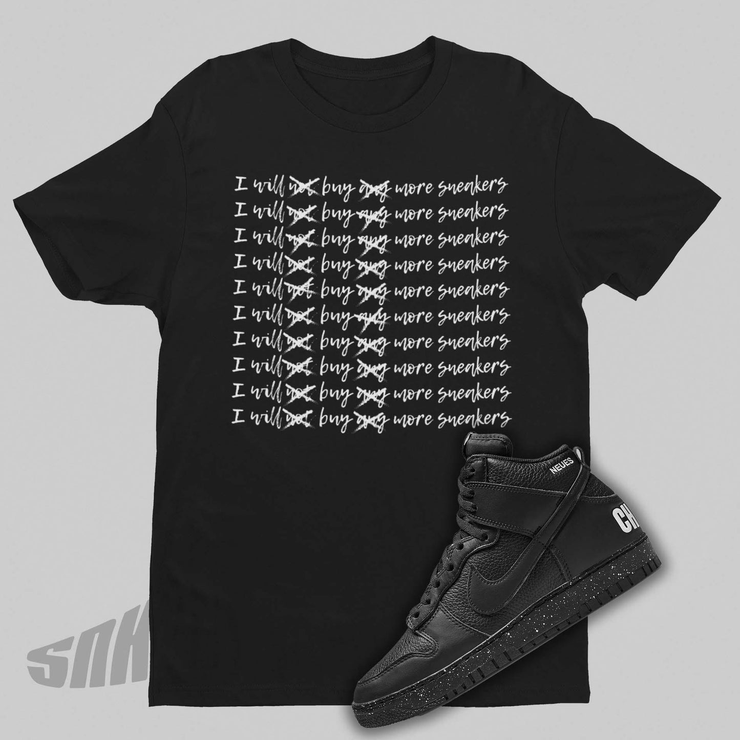 Undercover Nike Dunk High 1985 Chaos/Balance Match Tshirt