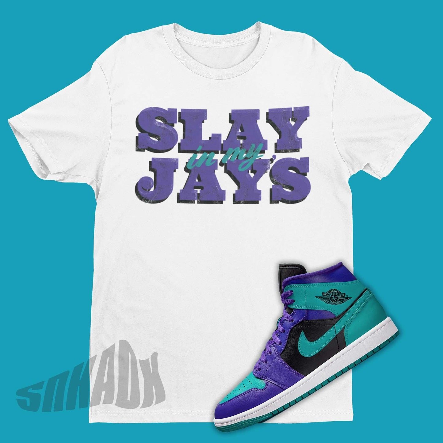 Shirt To Match Air Jordan 1 Black Grape