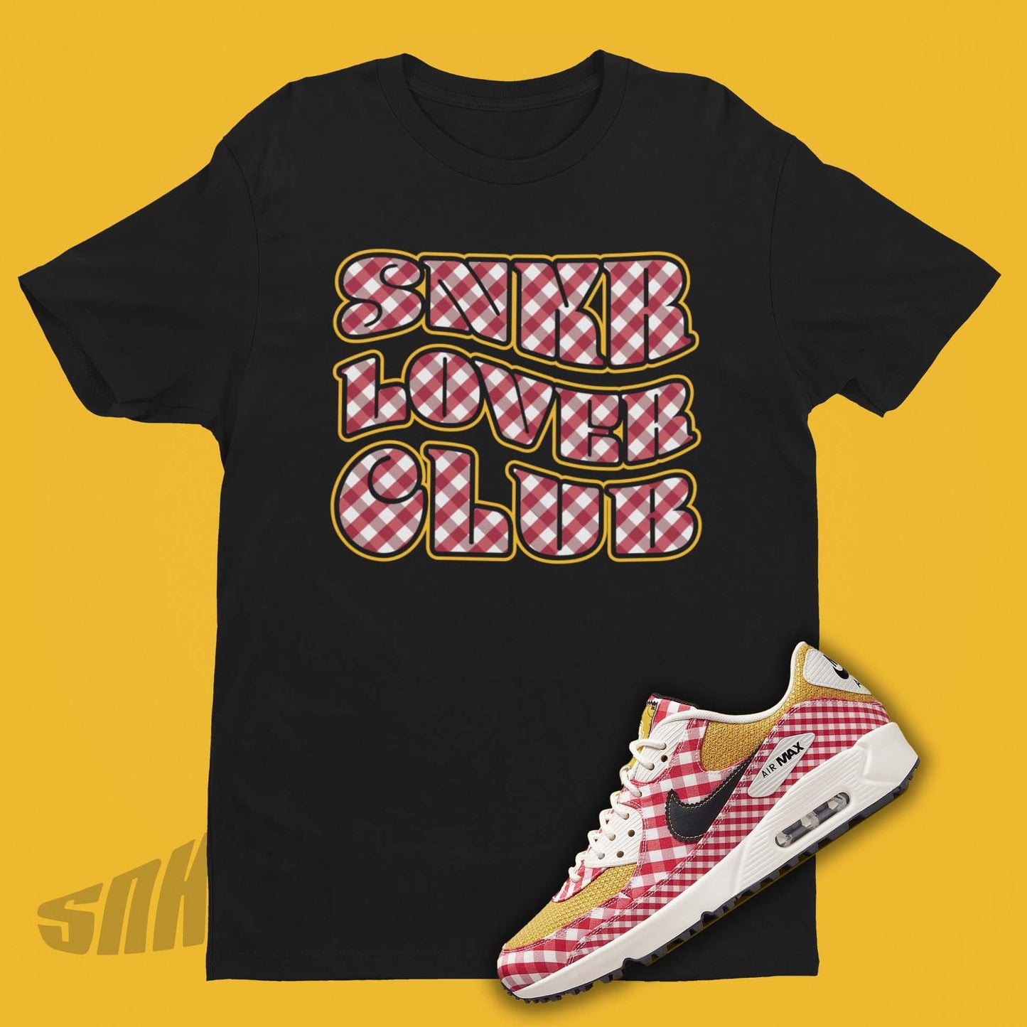 Nike Air Max 90 Gold Picnic Match Shirt