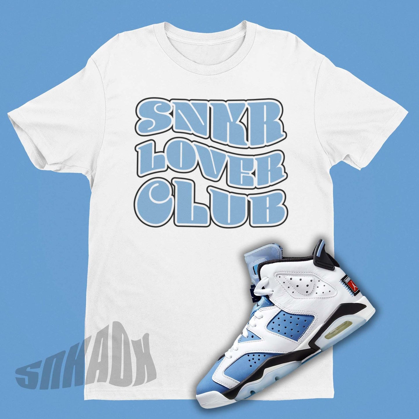 Air Jordan 6 UNC Matching Shirt