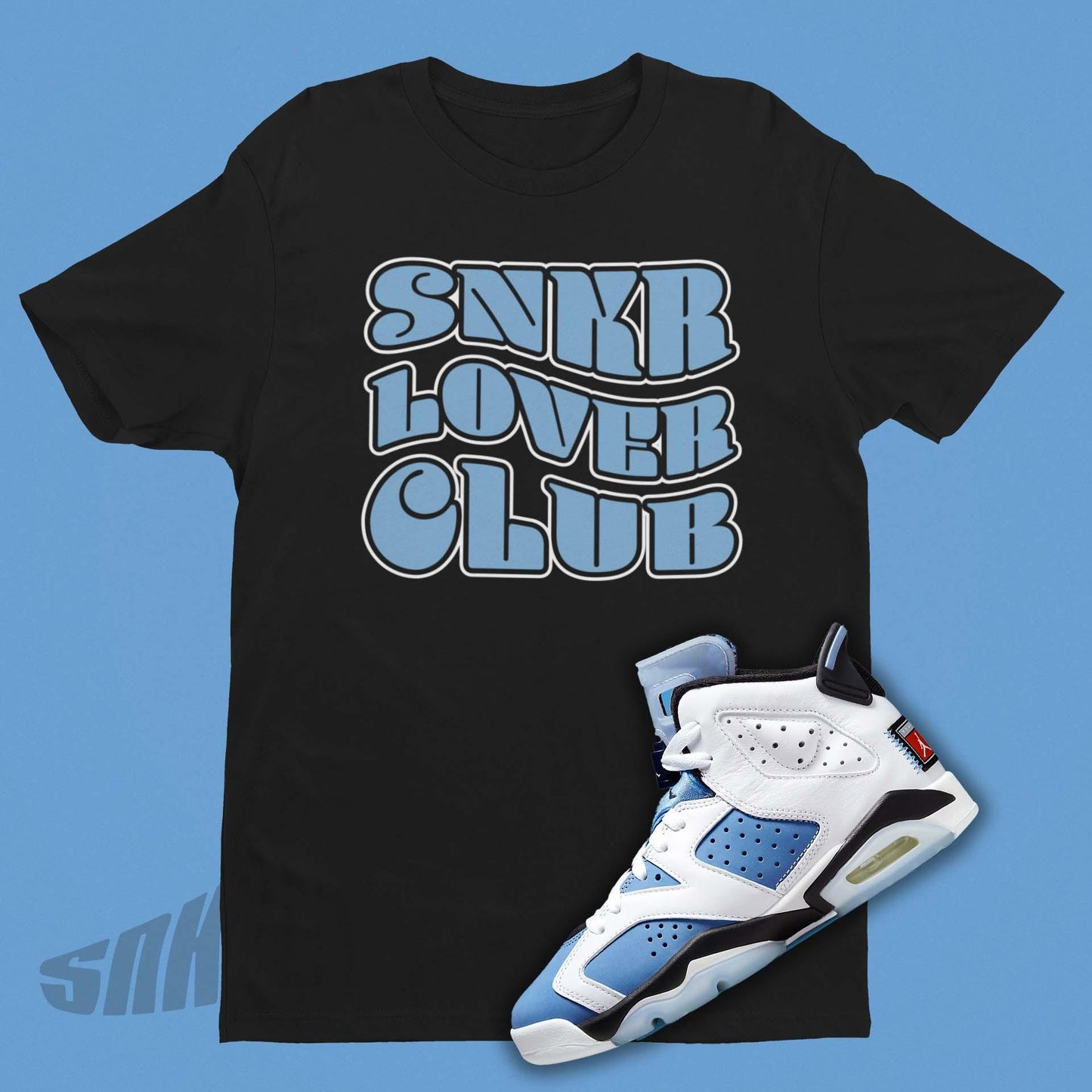 Air Jordan 6 UNC Match Shirt