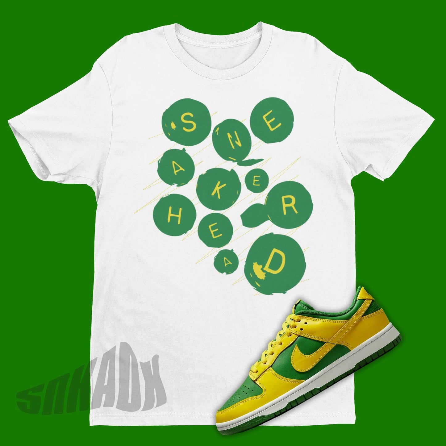 nike dunk reverse brazil matching shirt