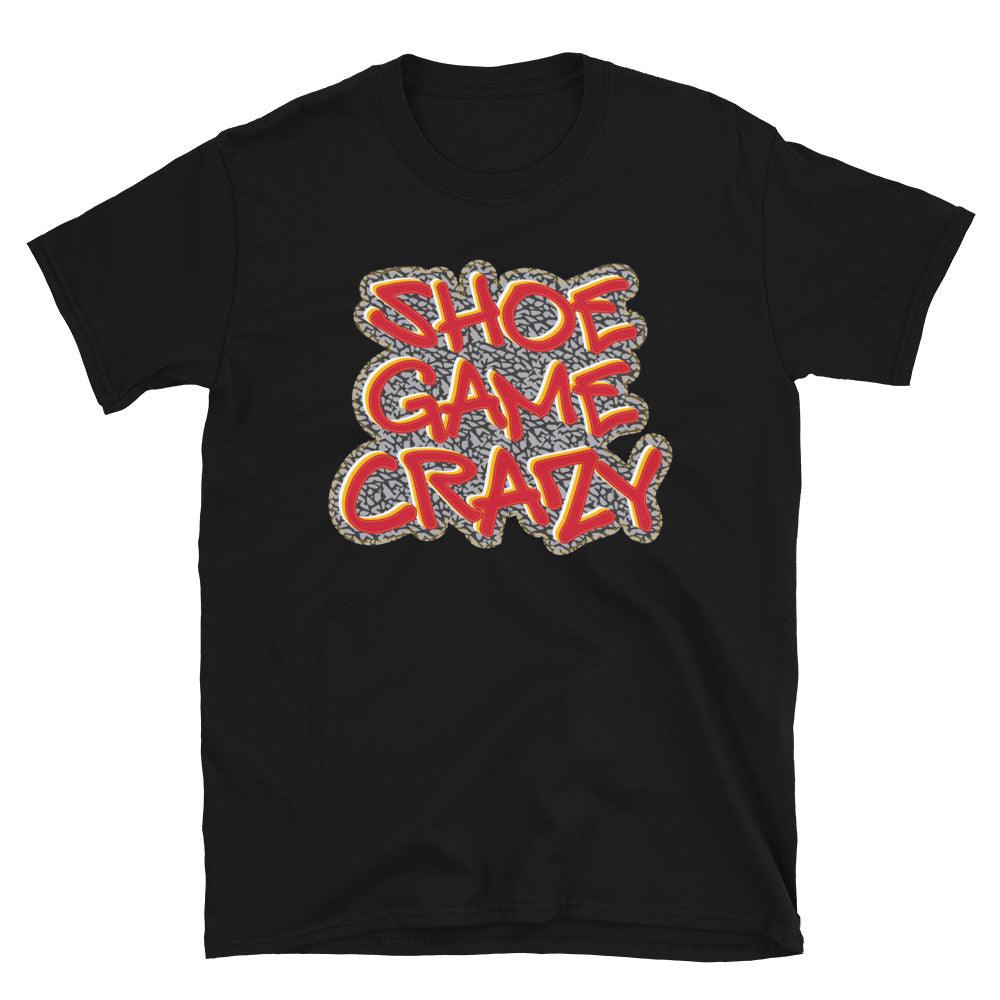 Shoe Game Crazy Shirt to Match Air Jordan 3 Cardinal Red - SNKADX