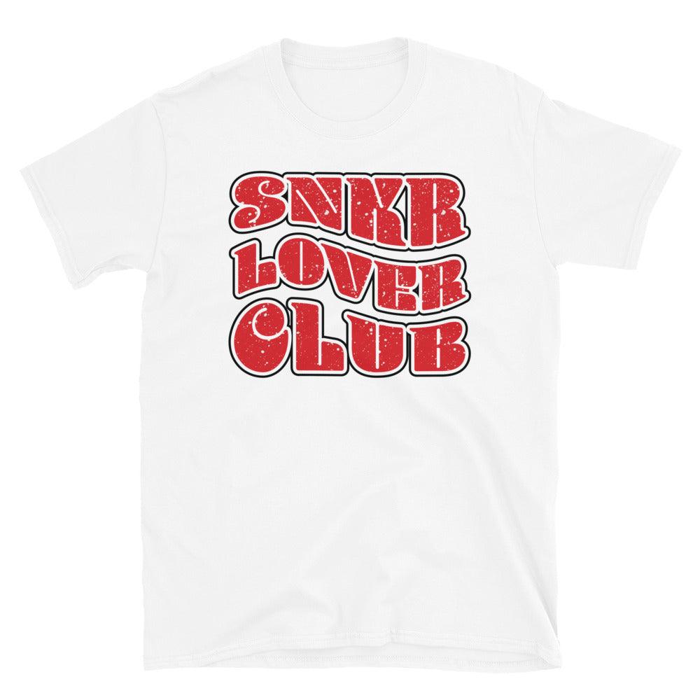 Snkr Lover Club Wavy Font Shirt To Match Air Jordan 6 Red Oreo - SNKADX