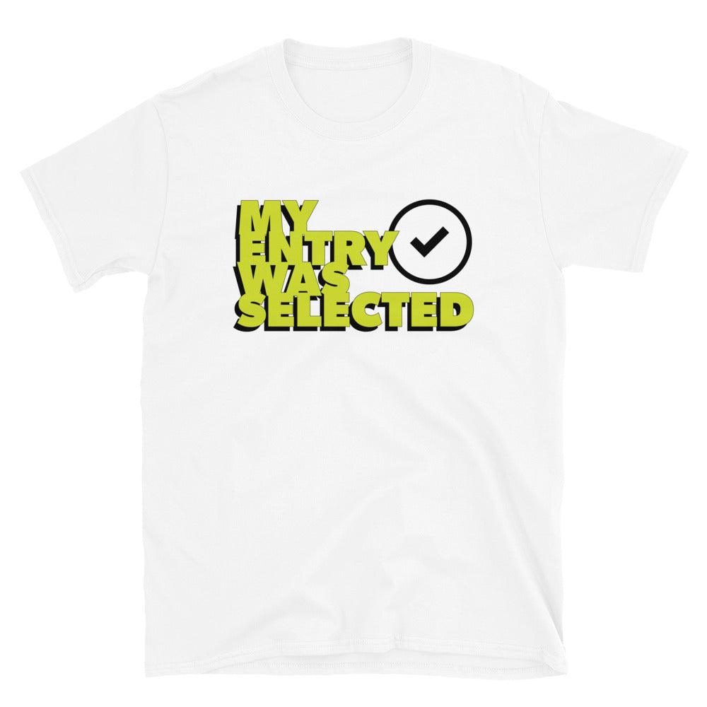 My Entry Was Selected Got Em Shirt To Match Air Jordan 1 Visionaire - SNKADX