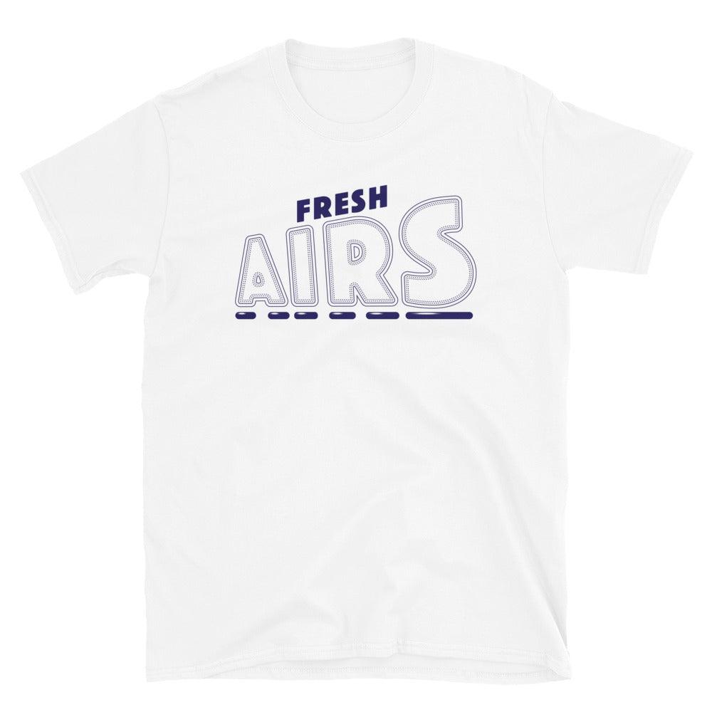 Fresh Airs Shirt To Match Nike Air More Uptempo White Midnight Navy - SNKADX