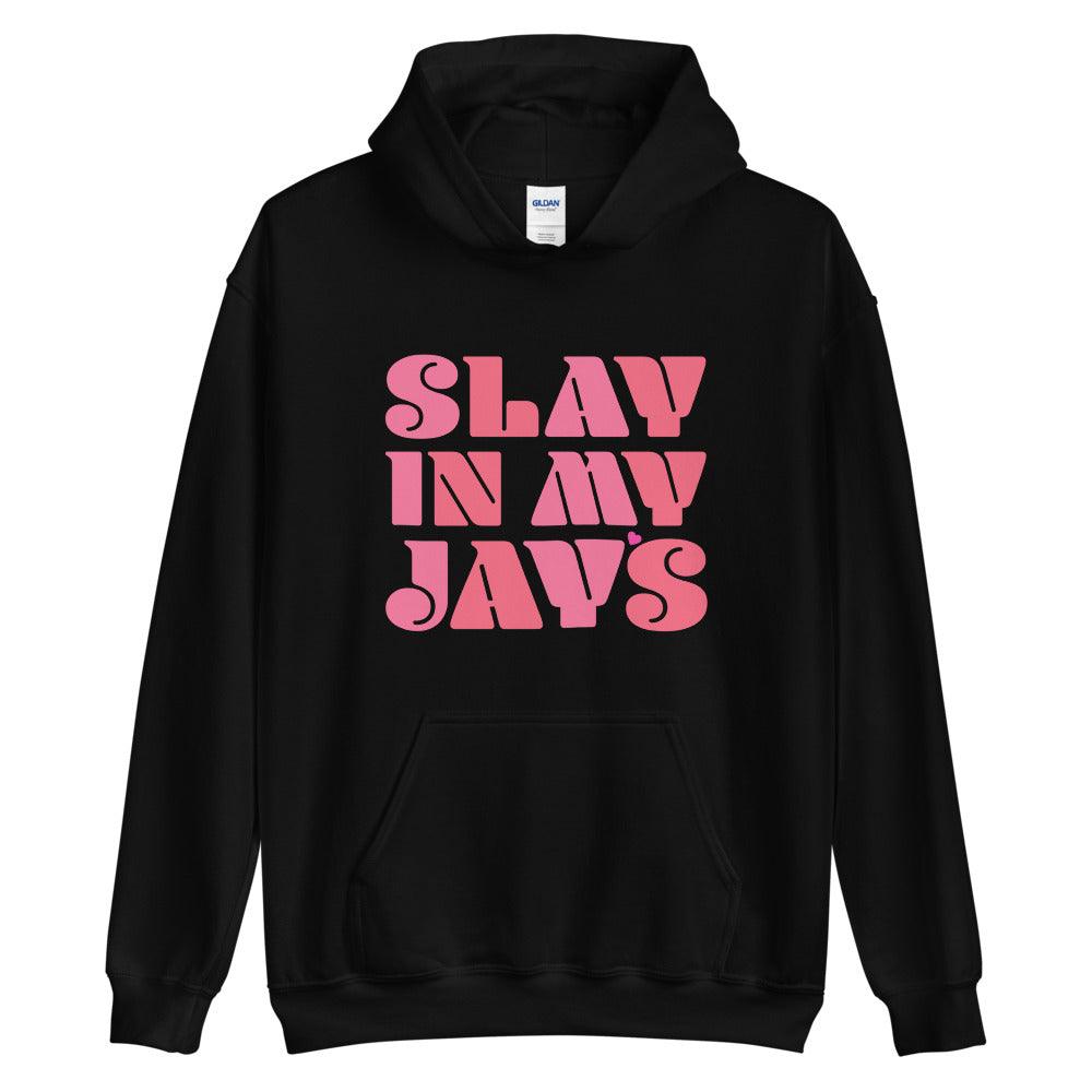 Slay In My Jays Hoodie To Match Air Jordan 14 Shocking Pink - SNKADX