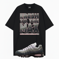 Fresh To The Max Oversized Premium T-Shirt Matching Air Max 95 Pink Foam