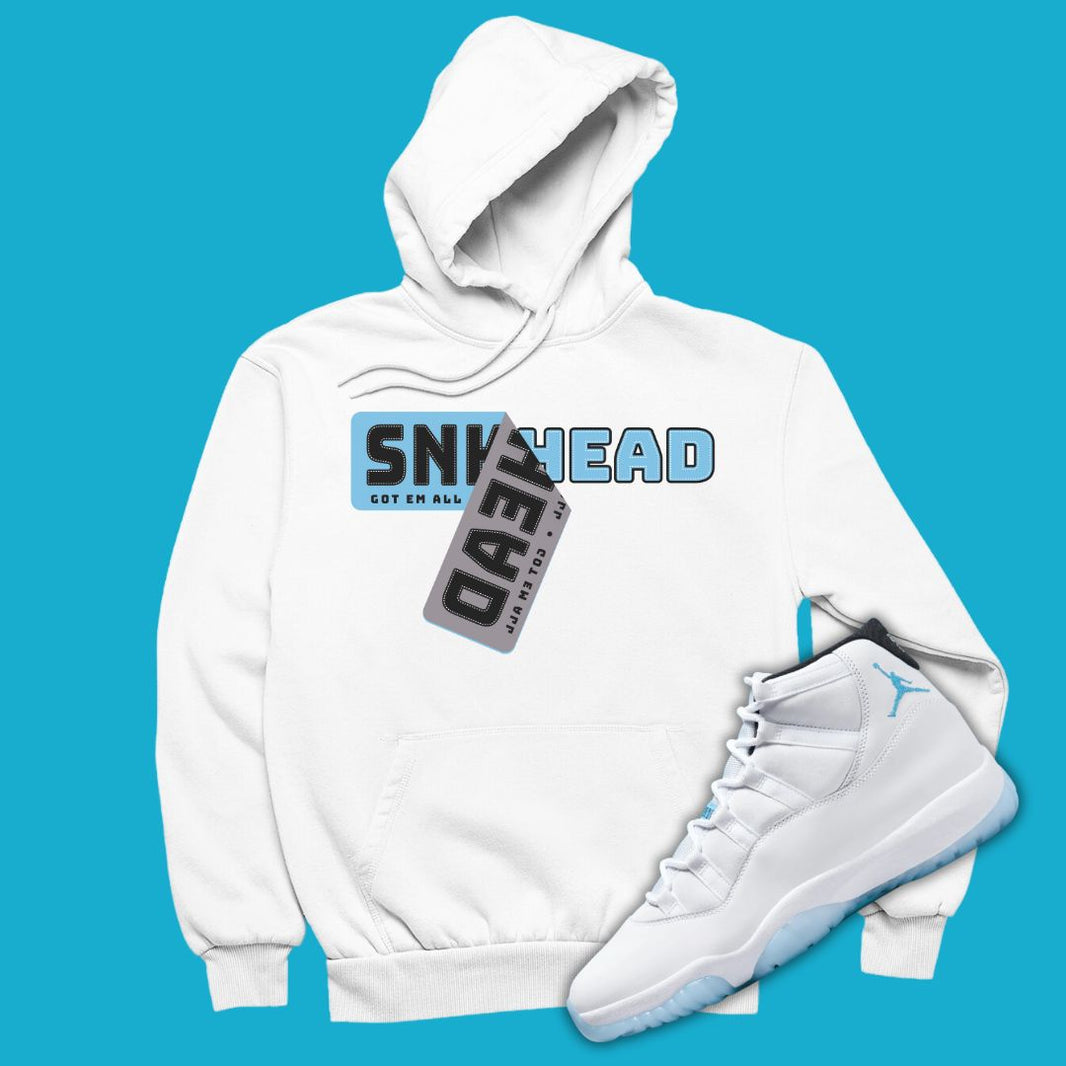 Rap Hoodie Match Jordan 11 Legend Blue