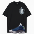 Flint Stone T-Shirt (Black) Matching Air Jordan 13 Flint