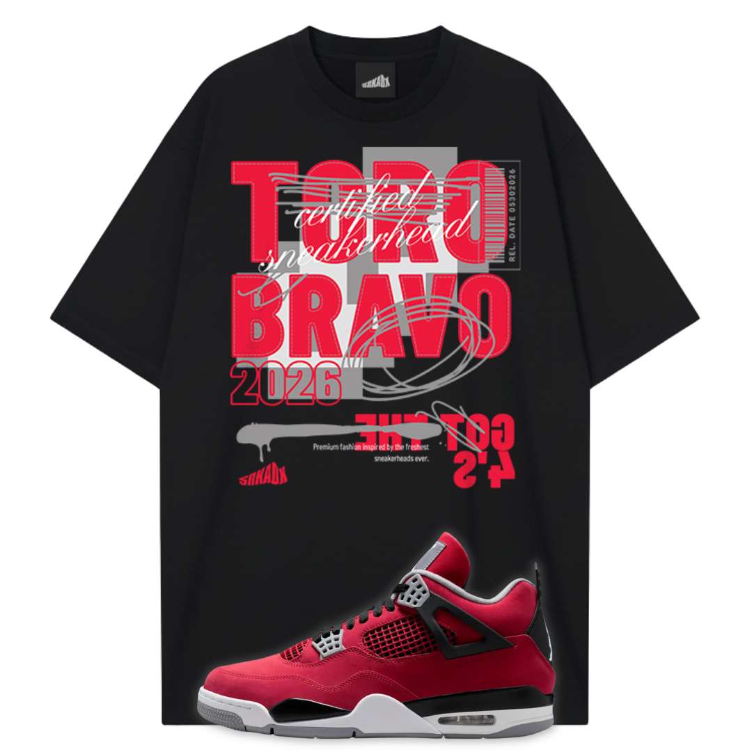 Toro Bravo Premium T-Shirt Matching Jordan 4 Toro Bravo