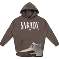 Warning Oversize Fleeced Hoodie Warning Air Jordan 12 Fireside