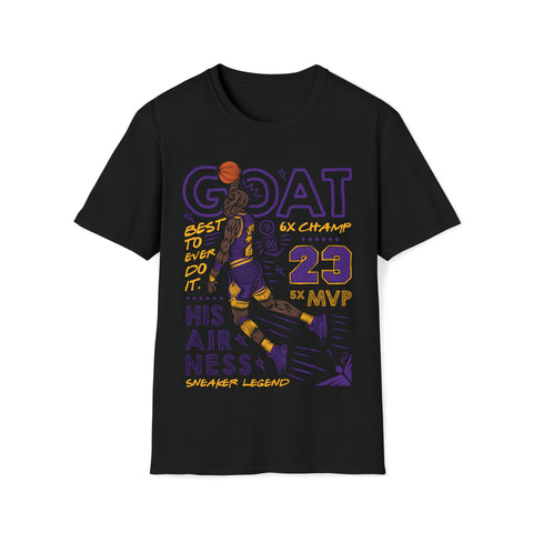 GOAT Shirt Matching Air Jordan 12 Field Purple