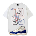 1995 GOAT Oversized T-Shirt Matching Air Jordan 11 Rare Air