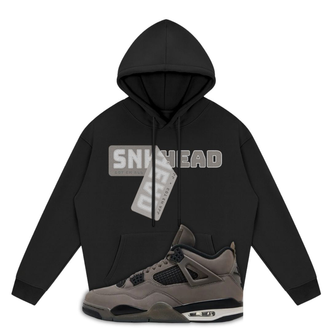 Sneaker Sticker Hoodie Matching Air Jordan 4 Cave Stone