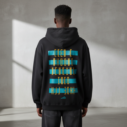 Certified Sneakerhead Heavyweight Sunfade Oversized Hoodie Matching Jordan 11 Gamma Blue