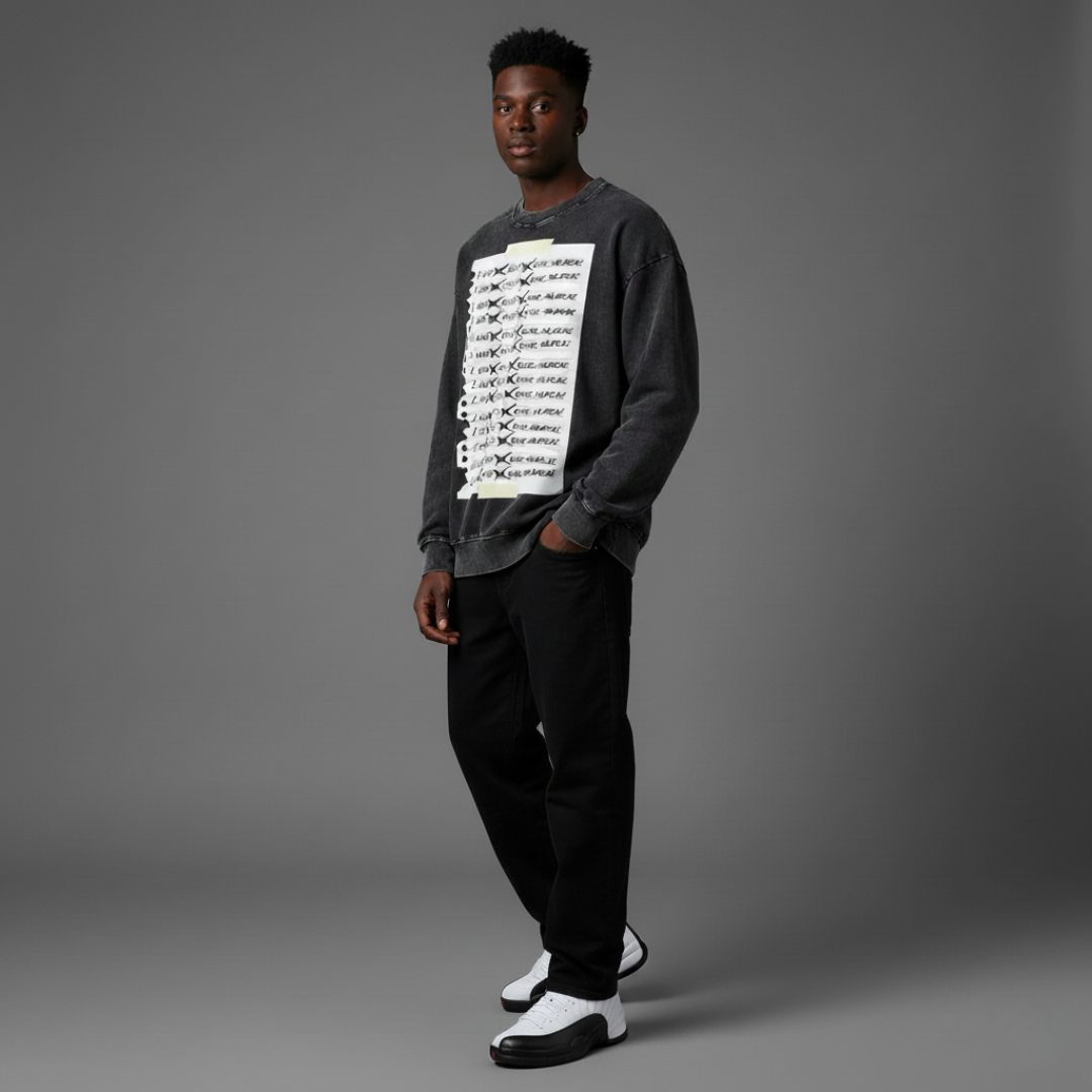 Buy More Sneakers Oversized Sweatshirt matching Air Jordan 12 Taxi