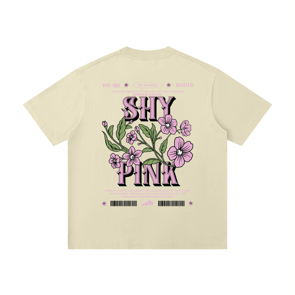 The Invitation Premium T-Shirt Matching Jordan 1 Low x Travis Scott Muslin and Shy Pink
