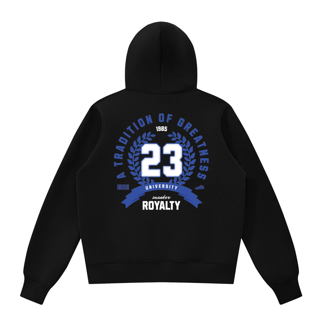 Sneaker Royalty Fleece Full Zip Hoodie Matching Air Jordan 1 High OG Royal