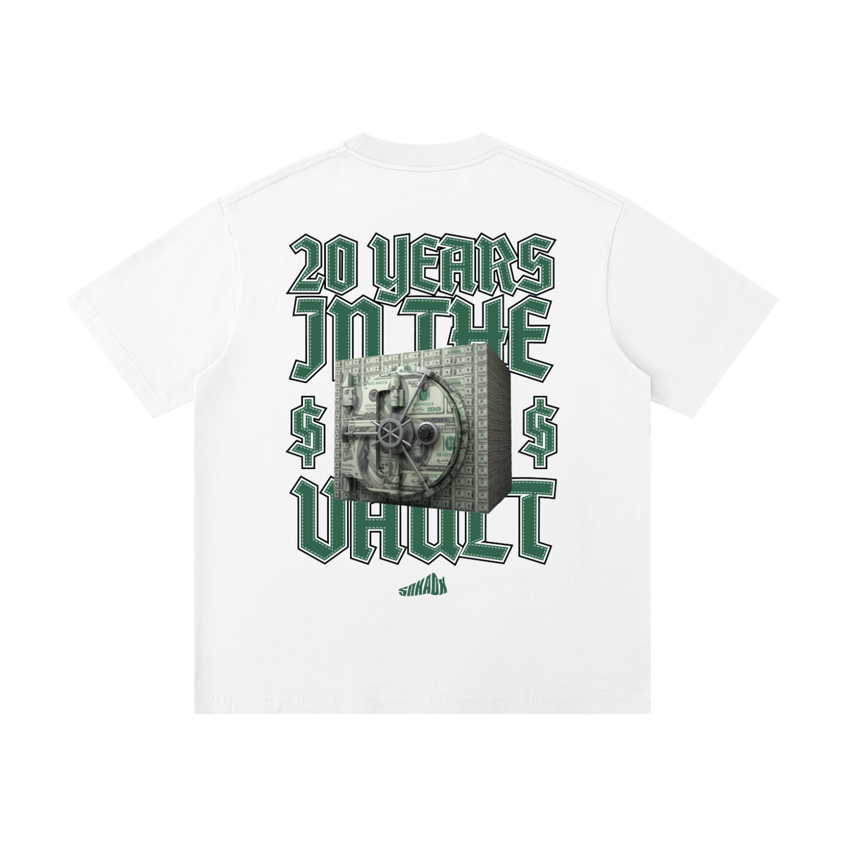 Money Vault Tee Matching Air Jordan 14 Forest Green