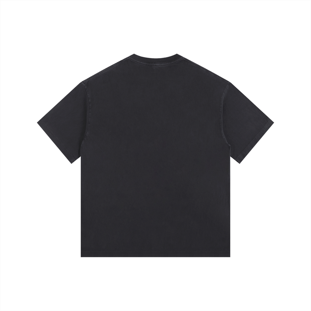 Chrome 8 Vintage Washed Oversized Cotton T-Shirt Matching Jordan 8 Chrome